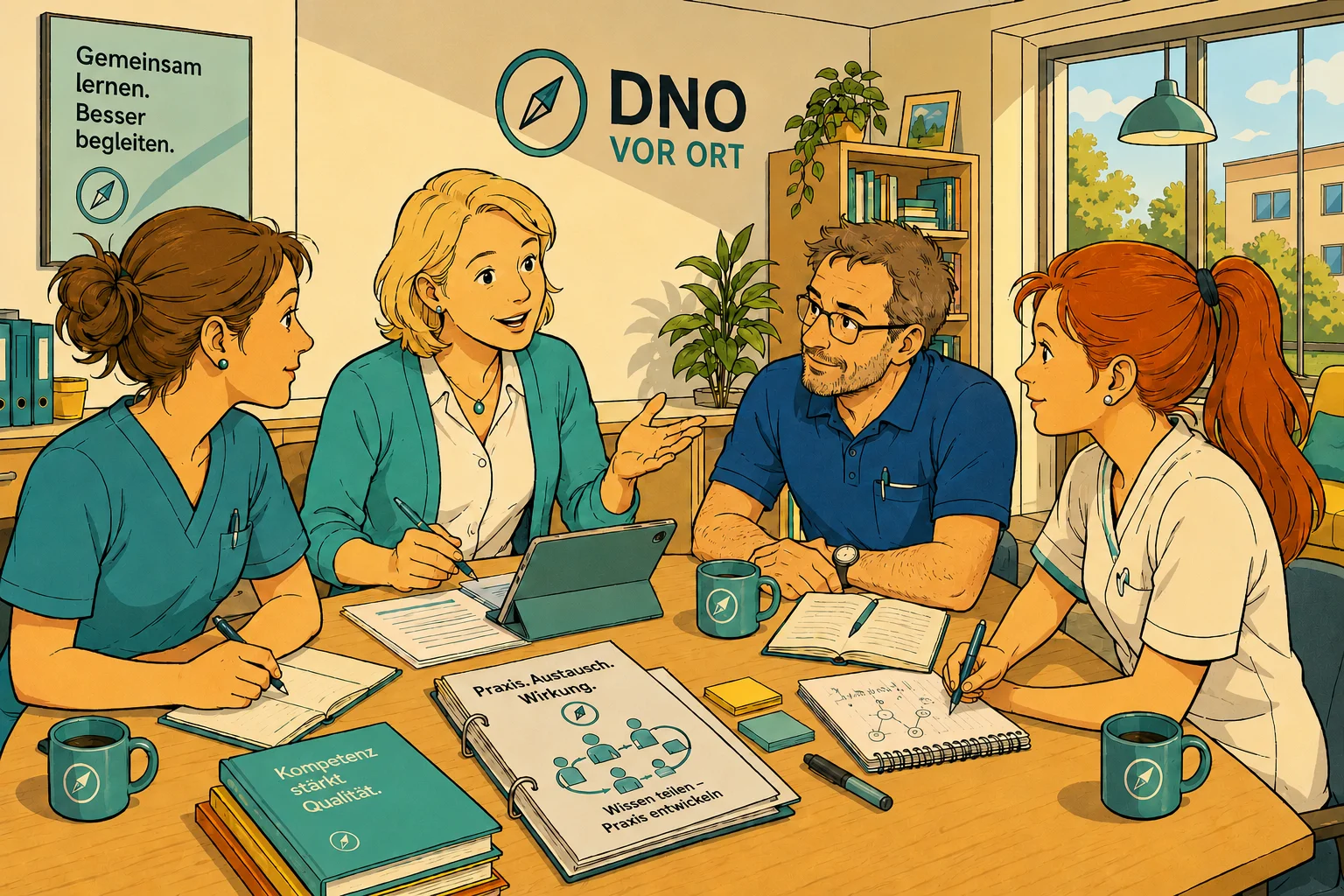 Fortbildungssituation in einer Pflegeeinrichtung